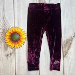 Nike toddler‎ velvet leggings 3T